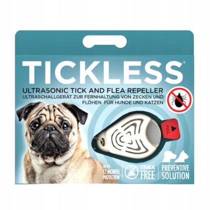 Tickless PET ultragarsinis prietaisas šunims ir katėms nuo erkių, smėlio spalvos