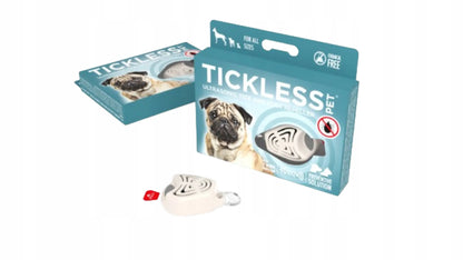 Tickless PET ultragarsinis prietaisas šunims ir katėms nuo erkių, smėlio spalvos