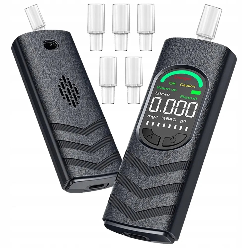Tikslus elektrocheminis LCD alkotesteris XYF2025478 su 5 kandikliais