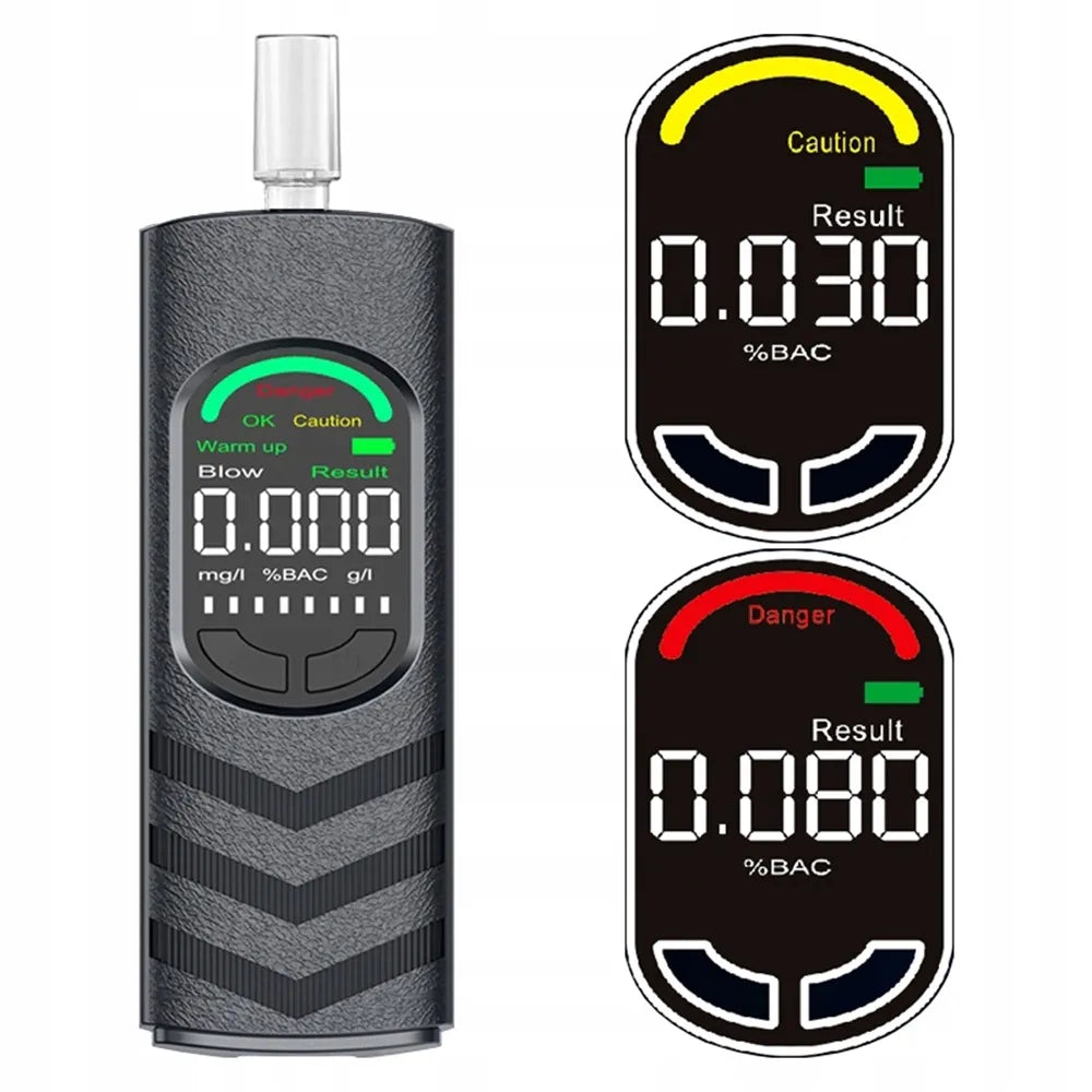 Tikslus elektrocheminis LCD alkotesteris XYF2025478 su 5 kandikliais