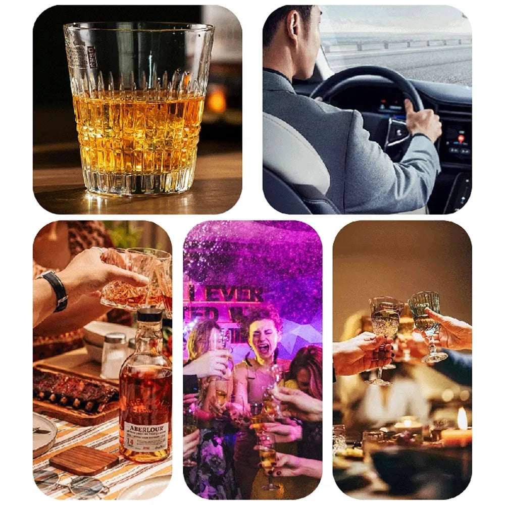 Tikslus elektrocheminis LCD alkotesteris XYF2025478 su 5 kandikliais