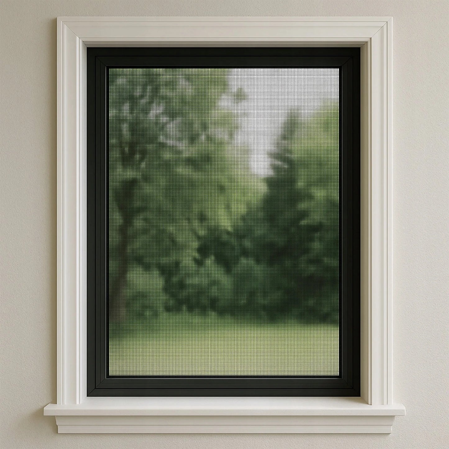 Tinklelis nuo vabzdžių langui Przydasie.pl 150x130 cm su lipnia juosta, juodas
