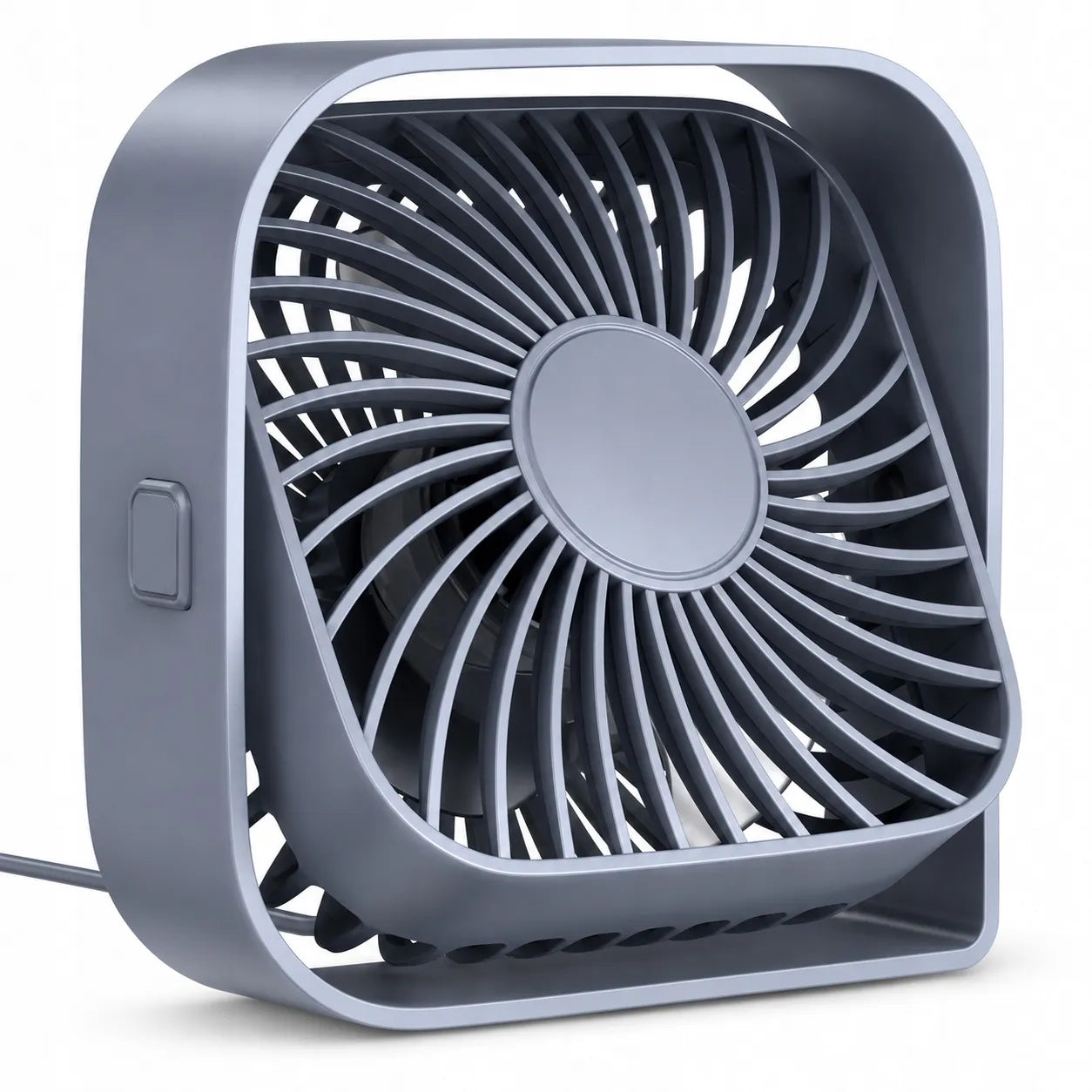 TOPK K50 tylus USB stalinio kompiuterio mini ventiliatorius, pilkas