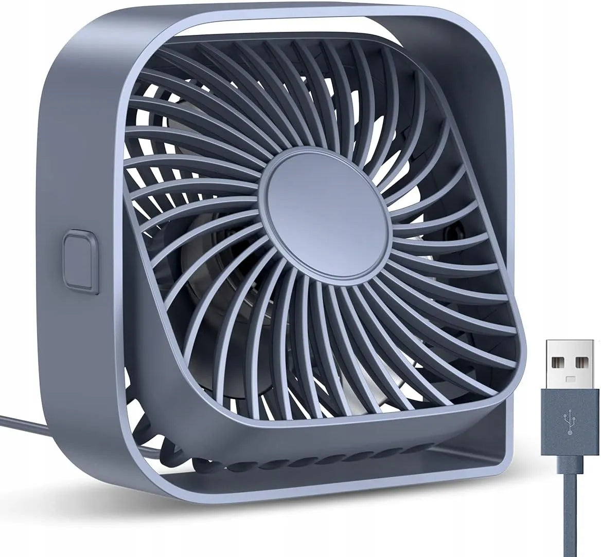 TOPK K50 tylus USB stalinio kompiuterio mini ventiliatorius, pilkas