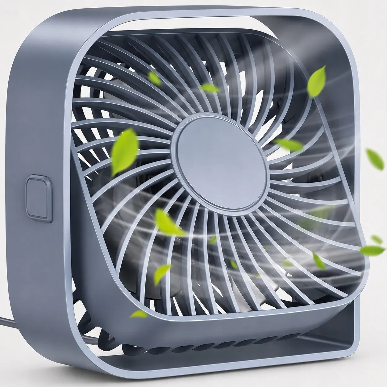 TOPK K50 tylus USB stalinio kompiuterio mini ventiliatorius, pilkas