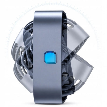 TOPK K50 tylus USB stalinio kompiuterio mini ventiliatorius, pilkas