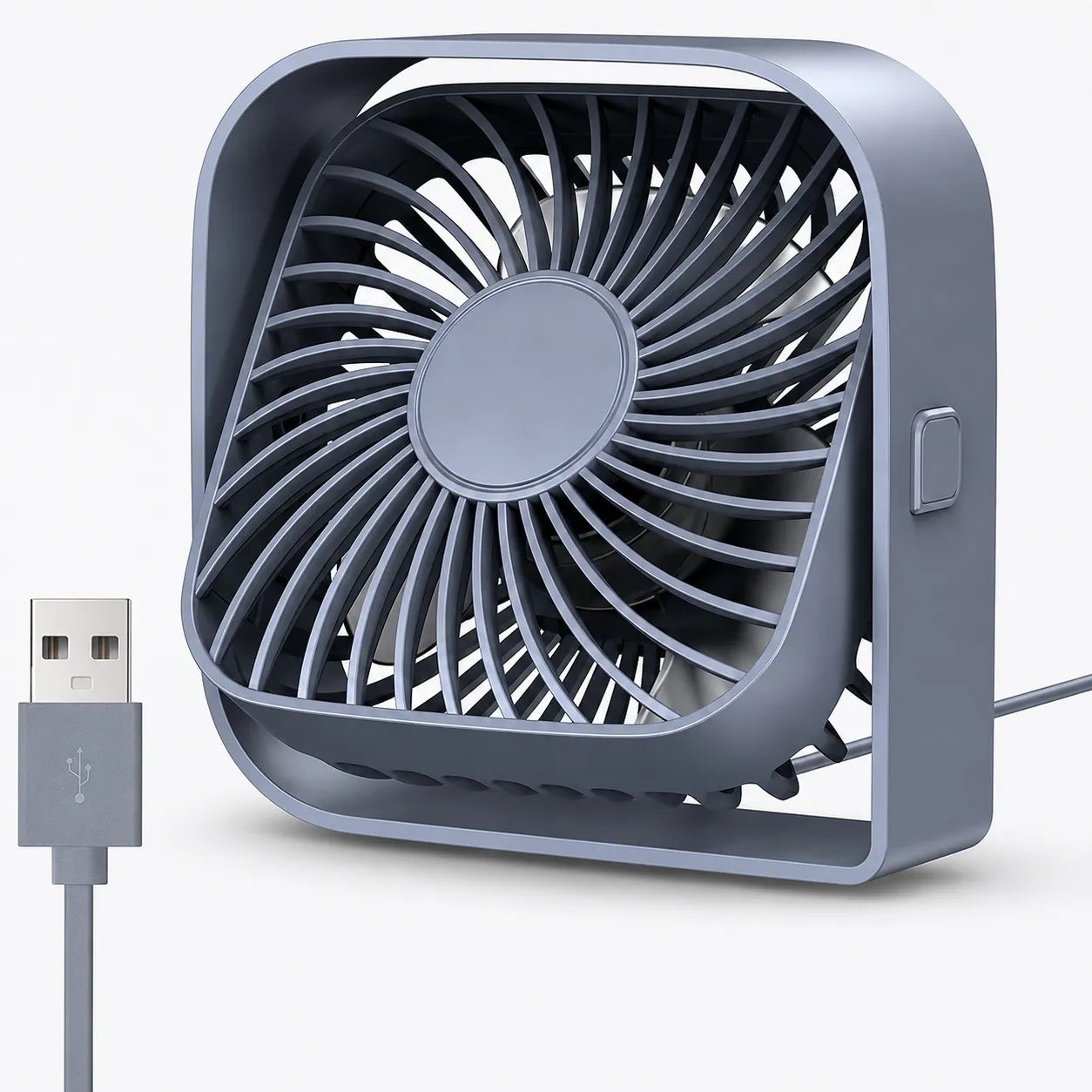 TOPK K50 tylus USB stalinio kompiuterio mini ventiliatorius, pilkas