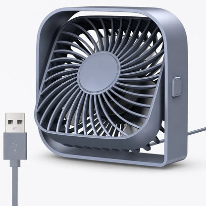 TOPK K50 tylus USB stalinio kompiuterio mini ventiliatorius, pilkas