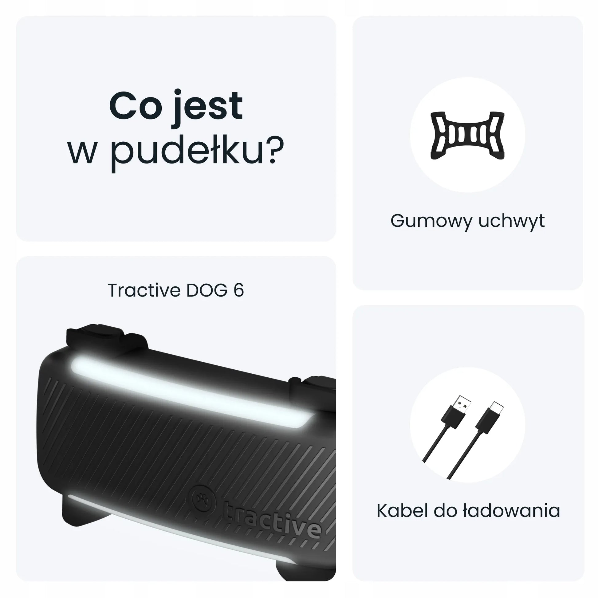 Tractive GPS & Health Dog 6 GPS lokatorius šunims – juodas