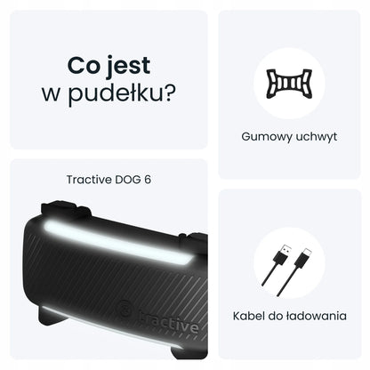 Tractive GPS & Health Dog 6 GPS lokatorius šunims – juodas