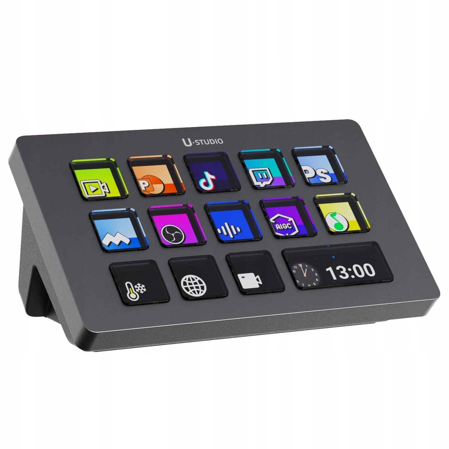 Transliacijos valdymo konsolė studijai ULANZI D200 Stream Deck su 14 klavišų