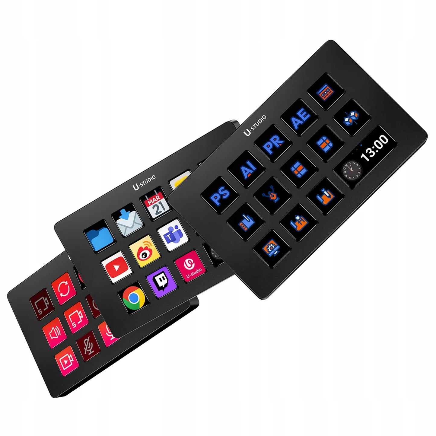 Transliacijos valdymo konsolė studijai ULANZI D200 Stream Deck su 14 klavišų