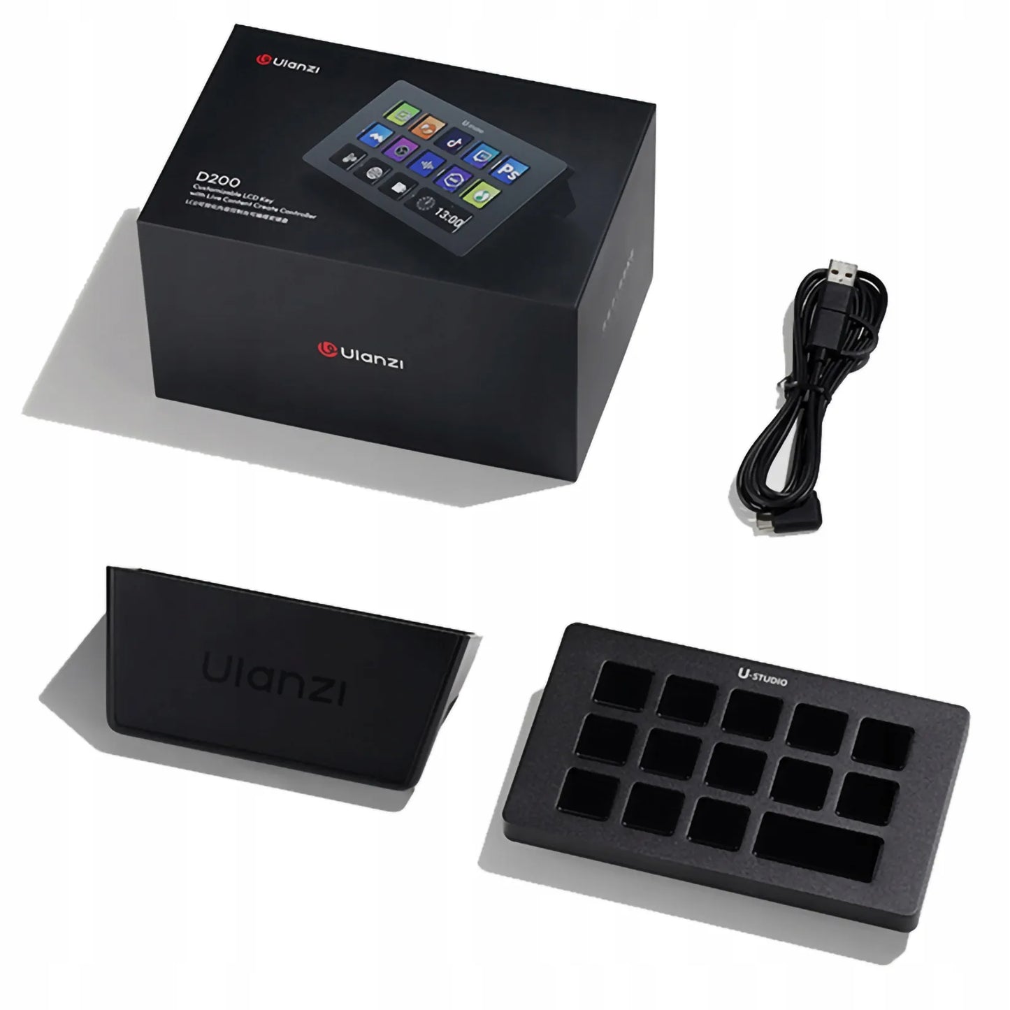 Transliacijos valdymo konsolė studijai ULANZI D200 Stream Deck su 14 klavišų