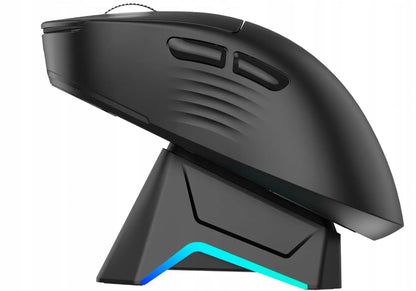 TRIADYN lengva belaidė žaidimų pelė su RGB įkrovimo stotele PixArt