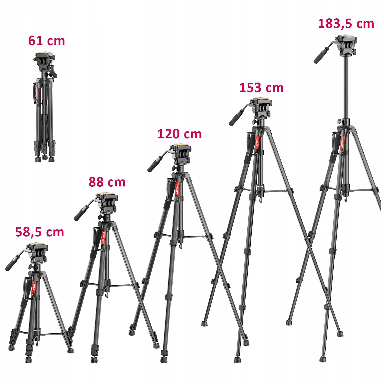 Trikojis ir monopodas su 360 laipsnių panoramine galvute Ulanzi U-Select VT-02