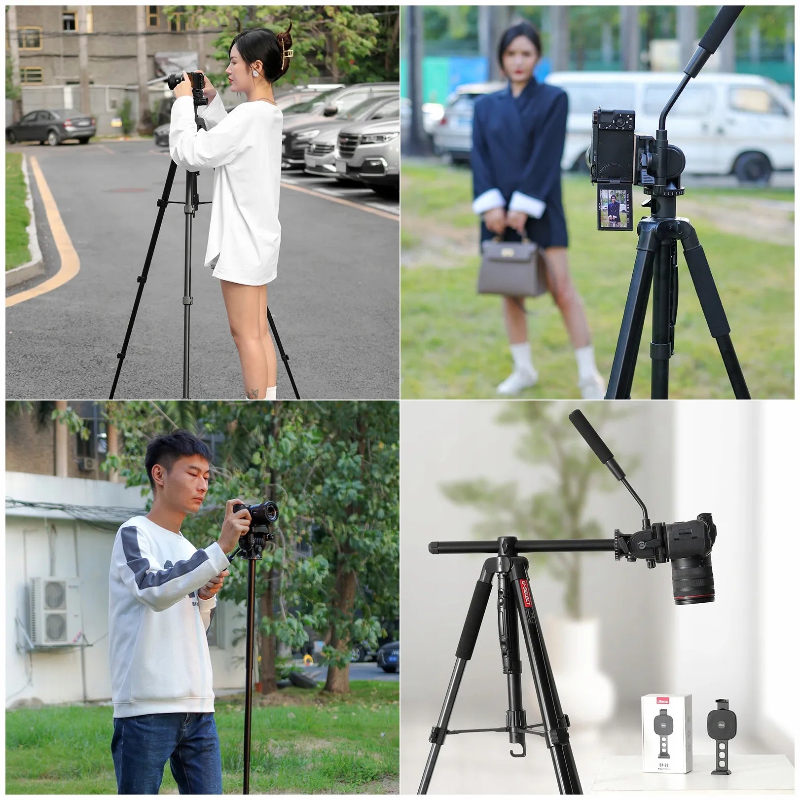 Trikojis ir monopodas su 360 laipsnių panoramine galvute Ulanzi U-Select VT-02