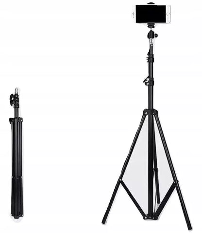 Trikojis stovas laikiklis fotoaparatui telefonui videoblogui 72-210cm AUKŠTAS MAX 210 CM