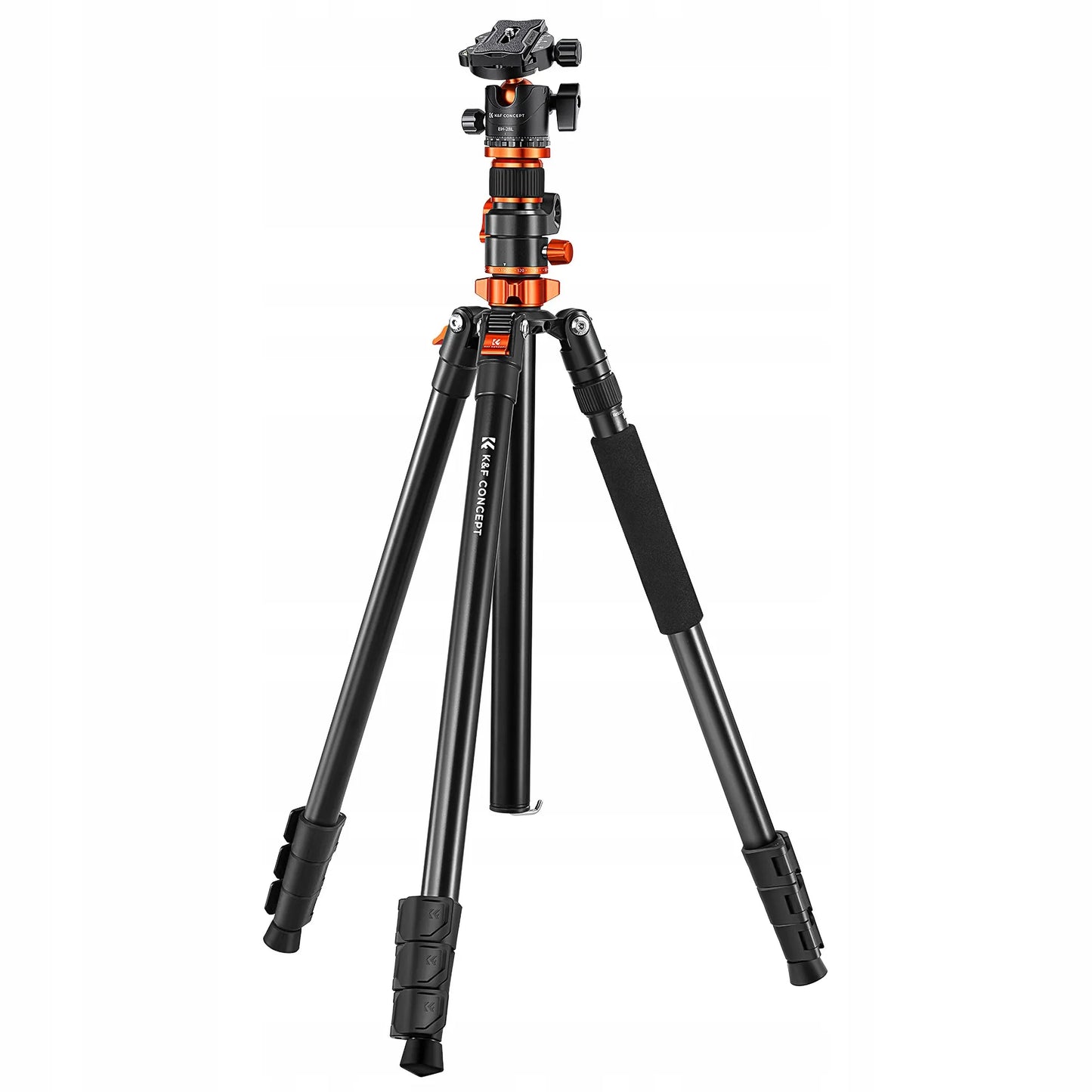 Trikojis su lenkiama kolona 230 cm 10 kg + monopodas K&F T254A7 + galvutė BH-28L