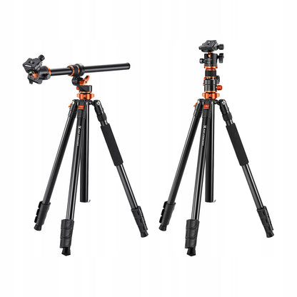 Trikojis su lenkiama kolona 230 cm 10 kg + monopodas K&F T254A7 + galvutė BH-28L