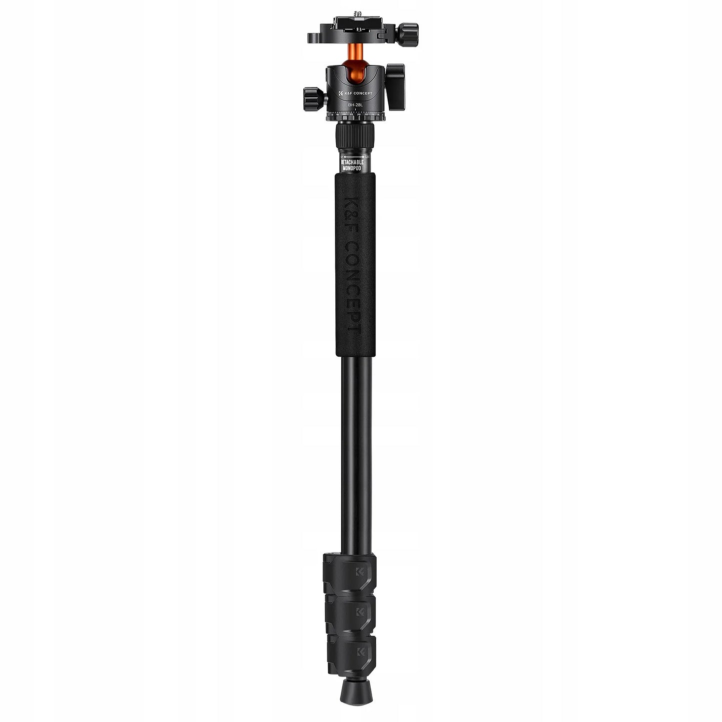 Trikojis su lenkiama kolona 230 cm 10 kg + monopodas K&F T254A7 + galvutė BH-28L