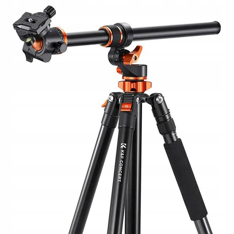 Trikojis su lenkiama kolona 230 cm 10 kg + monopodas K&F T254A7 + galvutė BH-28L