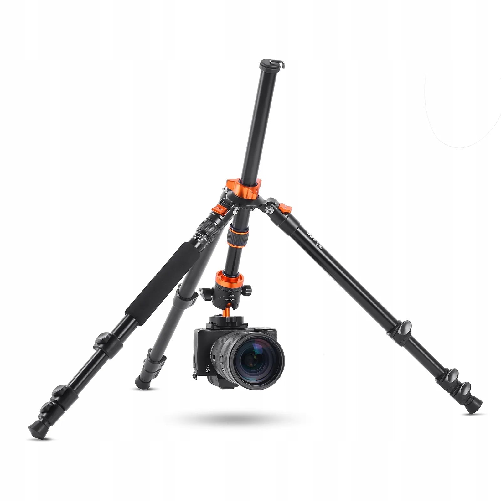 TRIKOJO STOVAS FOTOAPARATUI K&F CONCEPT SA254M2 MONOPODAS 175CM GALVUTĖ 10kg