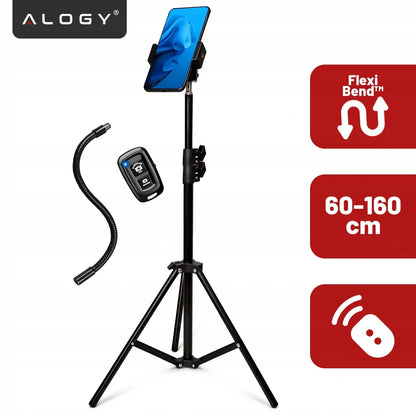 Tripod stovas telefonui su laikikliu aukštas fotografijos rinkinys