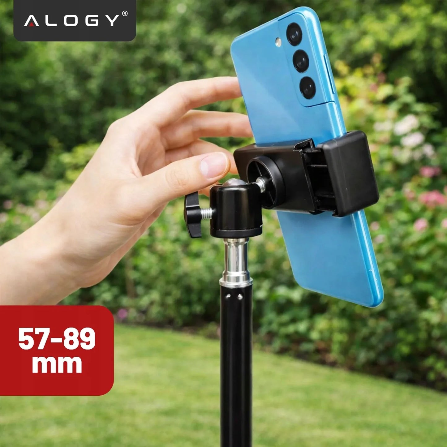 Tripod stovas telefonui su laikikliu aukštas fotografijos rinkinys