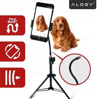Tripod stovas telefonui su laikikliu aukštas fotografijos rinkinys