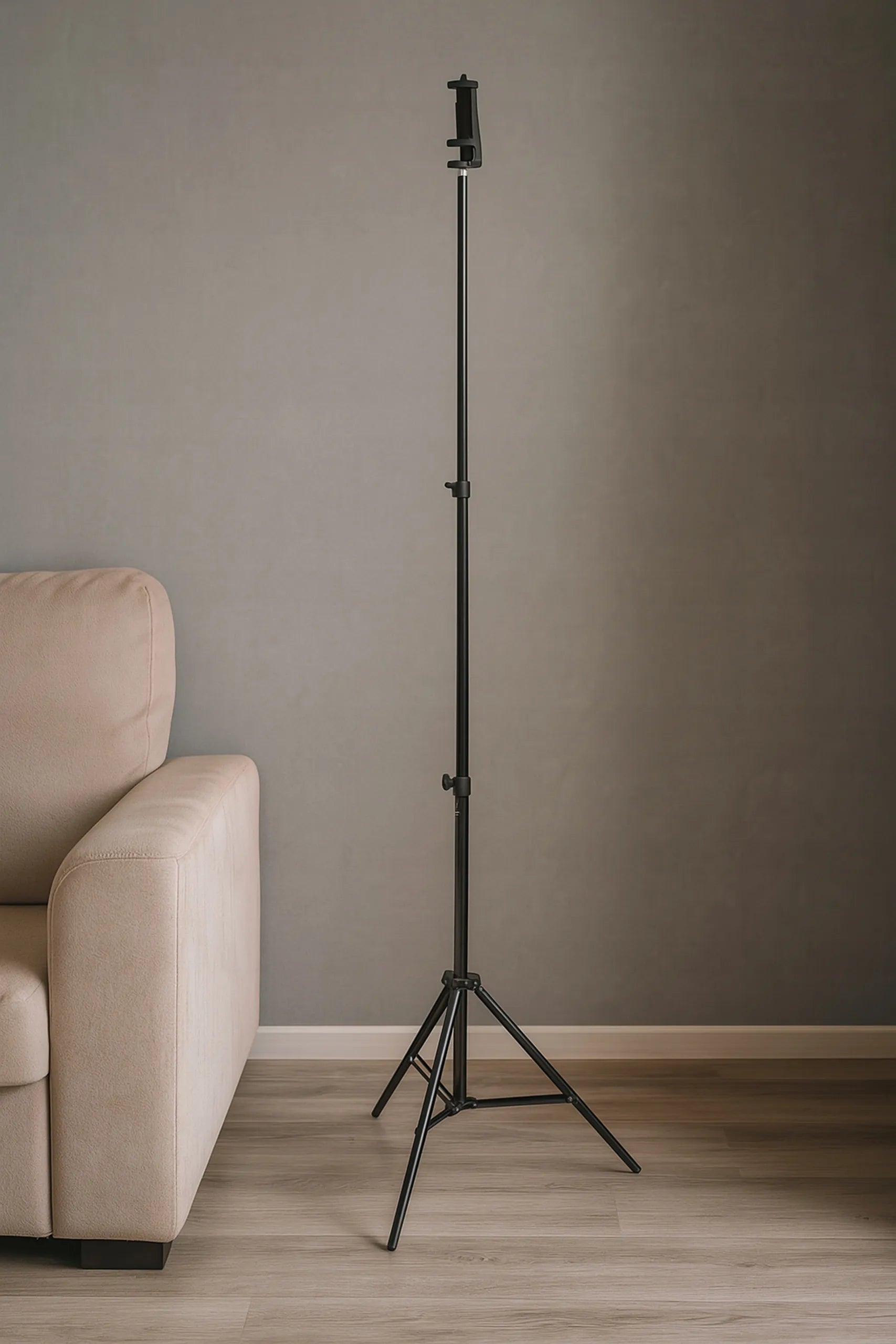TRIPODAS 230 cm TELEFONUI SU LAIKIKLIU AUKŠTAS FOTOGRAFINIS XXXL