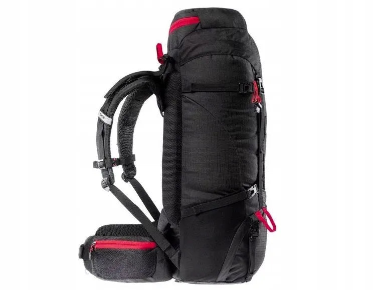 Turistinė kuprinė Hi-Tec STONE 75, 75 l, juoda / HIGH RISK RED