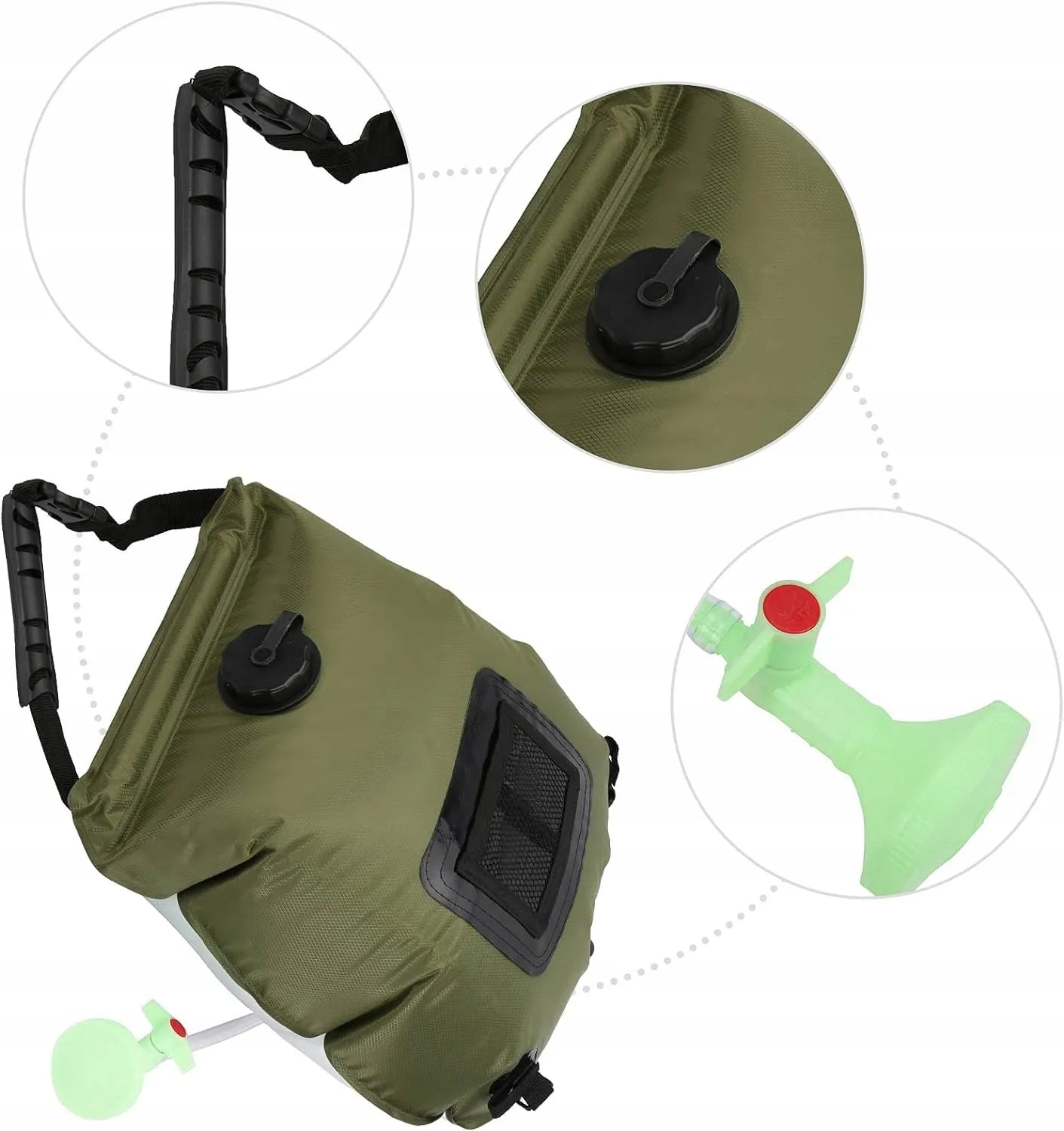 Turistinis dušas 20L