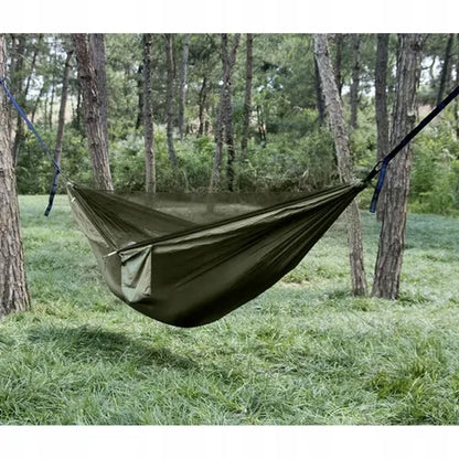 Turistinis hamakas su tentu ir tinkleliu nuo vabzdžių 260x140 cm
