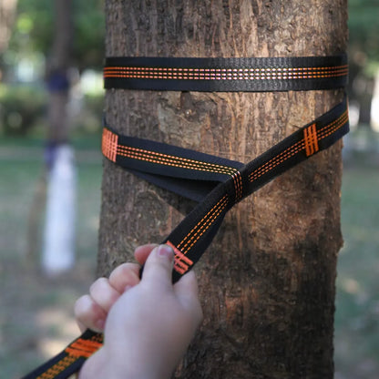Turistinis hamakas su tinkleliu nuo uodų, pakabinama palapinė medžiui, survival 260cm 750g