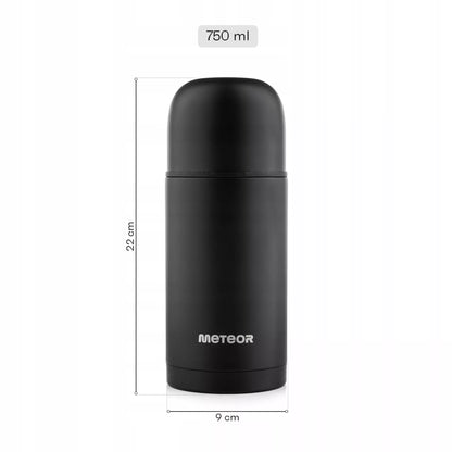 Turistinis vakuuminis termosas 750 ml Meteor, 2 puodeliai, iki 24 val.