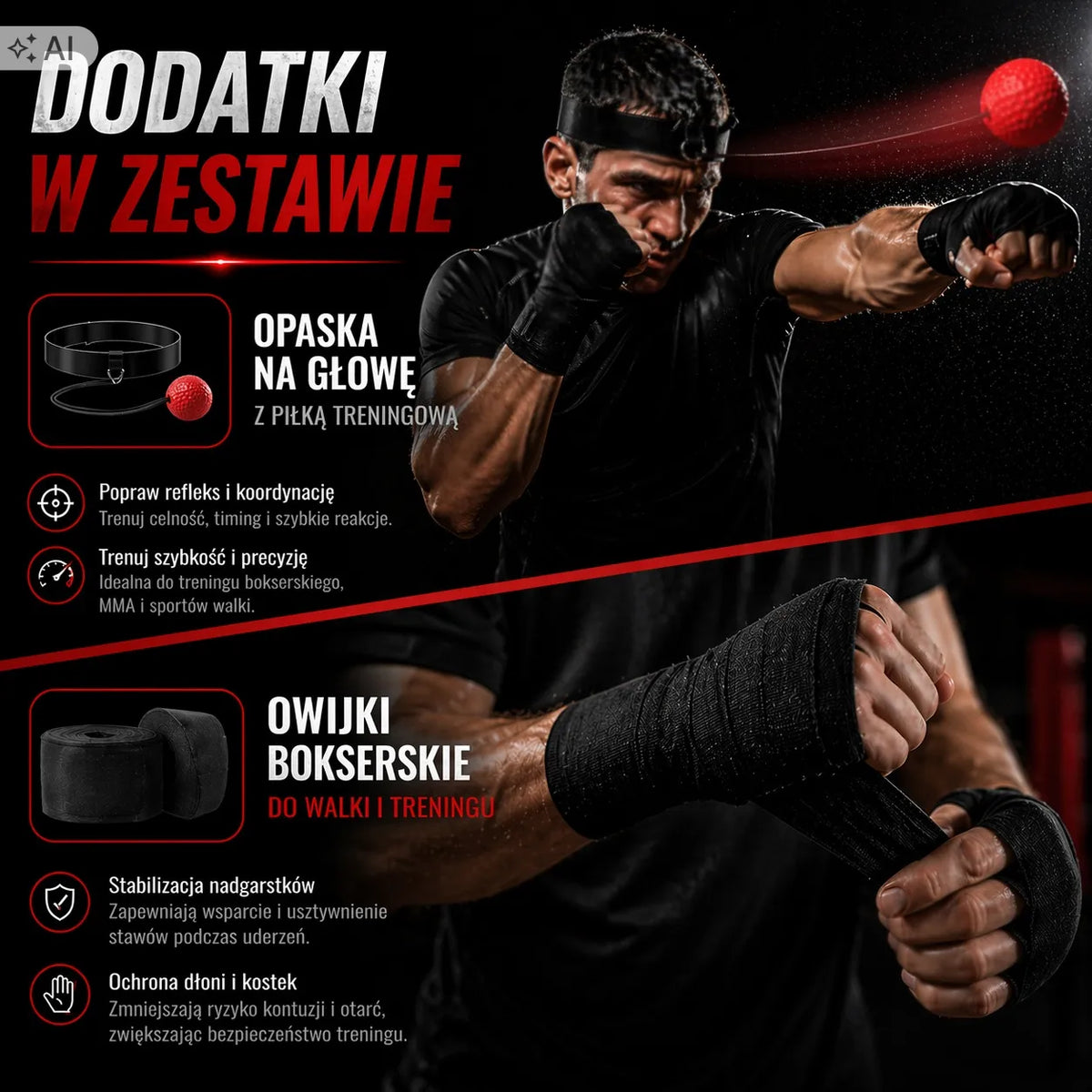 Tuščias Ferocity bokso maišas 120 cm su montavimo rinkiniu ir aksesuarais