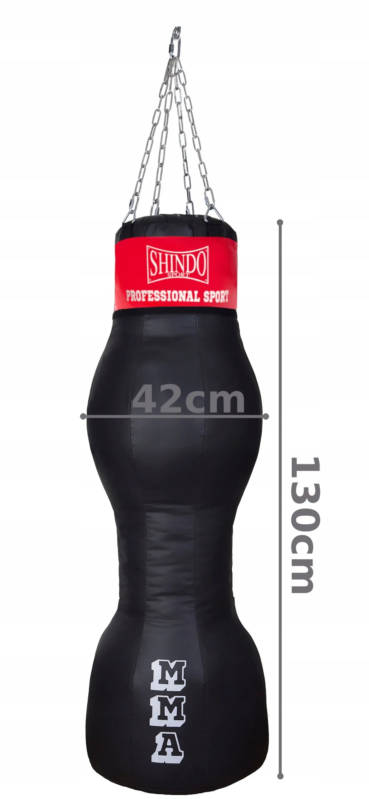 Tuščias MMA bokso treniruočių maišas 130 cm