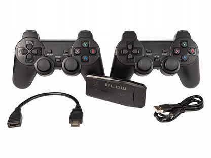 TV mini retro žaidimų konsolė HDMI belaidė su dviem pulteliais 2073 žaidimai