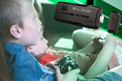 TV mini retro žaidimų konsolė HDMI belaidė su dviem pulteliais 2073 žaidimai