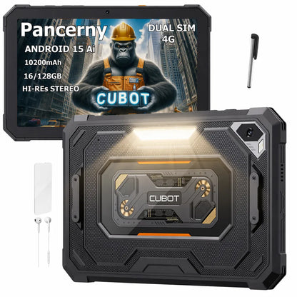 Tvirtas „Cubot KingKong Tab mini“ planšetinis kompiuteris, 8,68", „Dual SIM“, GPS