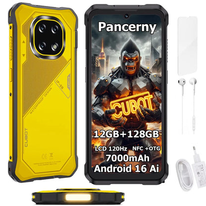 Tvirtas  išmanusis telefonas CUBOT KING KONG ES5 6/128GB NFC DUAL SIM LTE