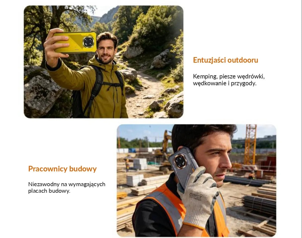 Tvirtas karinis išmanusis telefonas CUBOT KING KONG ES5 12/128GB NFC DUAL SIM LTE