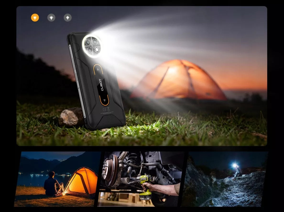 Tvirtas karinis išmanusis telefonas CUBOT KINGKONG ACE 5 20/256GB NFC DUAL SIM