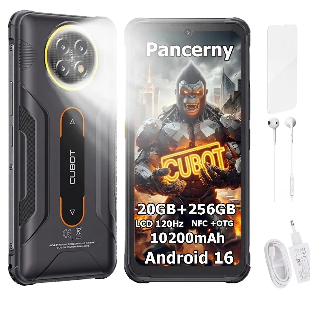 Tvirtas karinis išmanusis telefonas CUBOT KINGKONG ACE 5 20/256GB NFC DUAL SIM