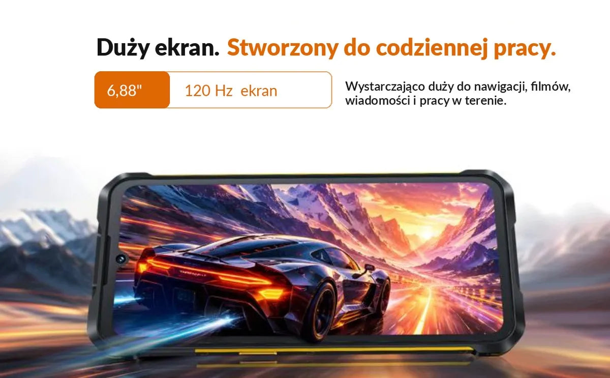 Tvirtas karinis išmanusis telefonas CUBOT KingKong ES5 12/128GB NFC DUAL SIM LTE