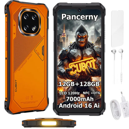 Tvirtas karinis išmanusis telefonas CUBOT KingKong ES5 12/128GB NFC DUAL SIM LTE