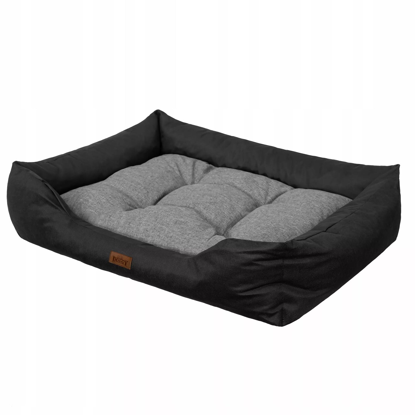Tvirtas šunų ir kačių guolis Doggy PUFFY L 84x65 cm, pilkas