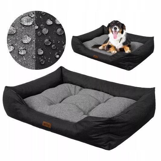 Tvirtas šunų ir kačių guolis Doggy PUFFY L 84x65 cm, pilkas