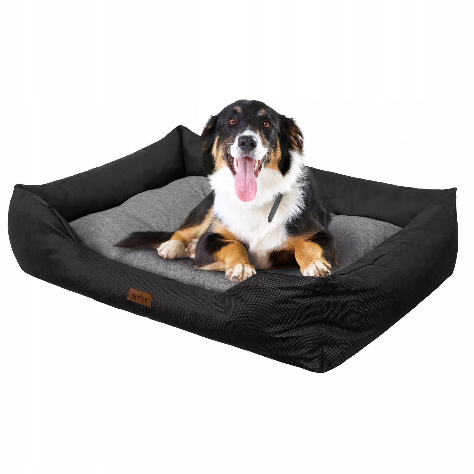 Tvirtas šunų ir kačių guolis Doggy PUFFY L 84x65 cm, pilkas