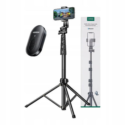 UGREEN LP680 asmenukių lazda su trikoju ir „Bluetooth“ pulteliu, 1,7 m